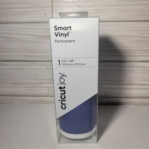 NEW Cricut Joy Smart Vinyl Permanent – Blue – 5.5” x 48” (1 Roll)